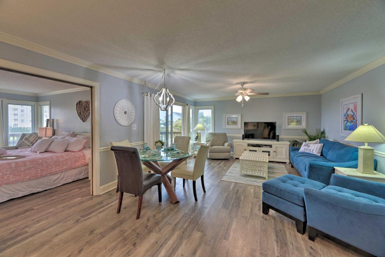 Bright Emerald Isle Condo With Private Beach Access! Dış mekan fotoğraf