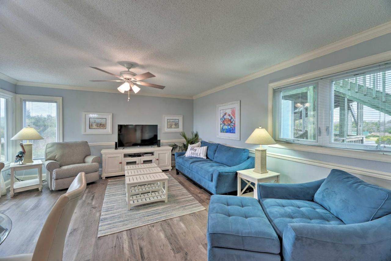 Bright Emerald Isle Condo With Private Beach Access! Dış mekan fotoğraf
