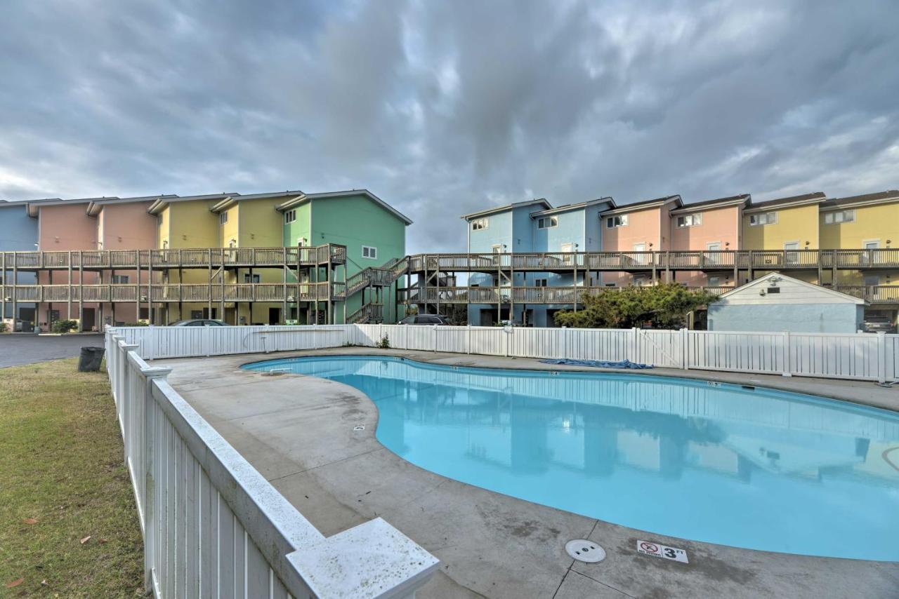 Bright Emerald Isle Condo With Private Beach Access! Dış mekan fotoğraf